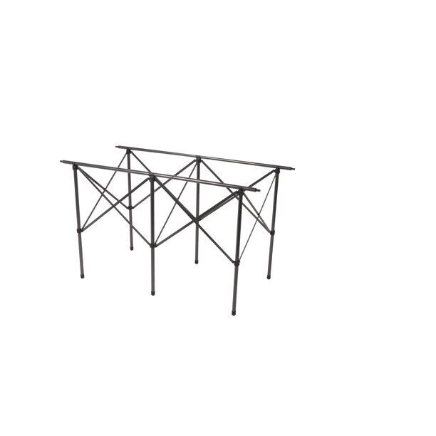 Brown Outdoor Aluminum Camping Table: Portable, Folding, Adjustable