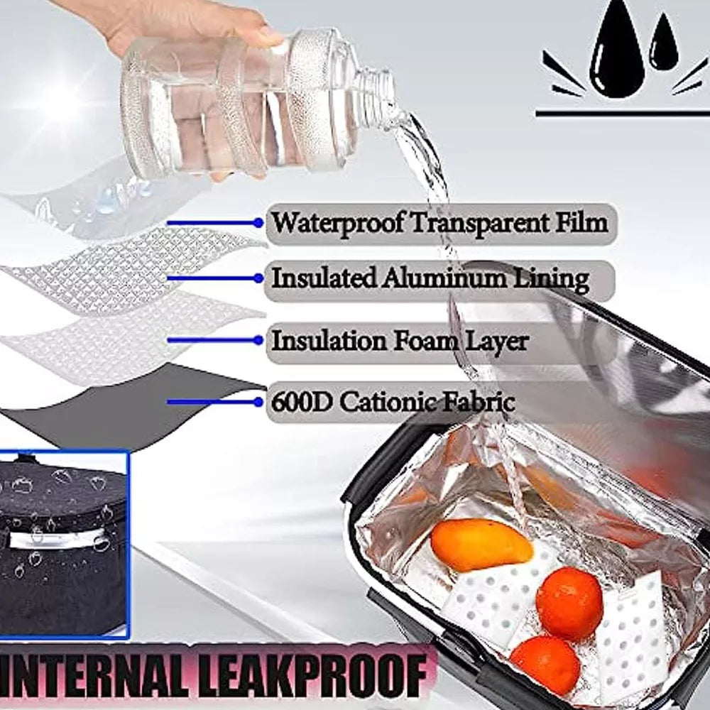 Folding Picnic Basket with Insulated Cooler to Keep Food Fresh Anywhere