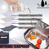 Folding Picnic Basket with Insulated Cooler to Keep Food Fresh Anywhere