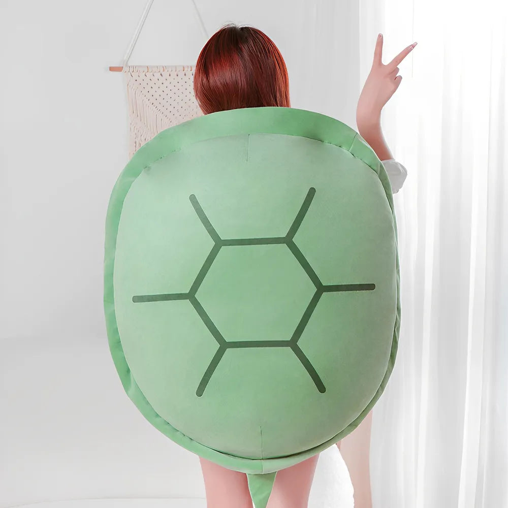 Wearable Turtle Shell Pillows Soft Stuffed Costume Toy 39.4 inch Plush Gift