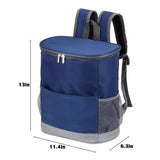 Insulated Waterproof Backpack Cooler Keeps 20 Cans Ice Cold Anywhere