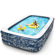 Spacious 22" Deep Inflatable Above Ground Kiddie Pool for Kids.