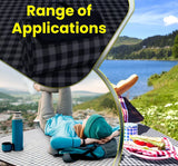 Waterproof XL Outdoor Mat Perfect for Picnics, Camping - 79''x77''