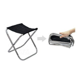 Folding Camping Stool - Portable Outdoor Chair for Hiking
