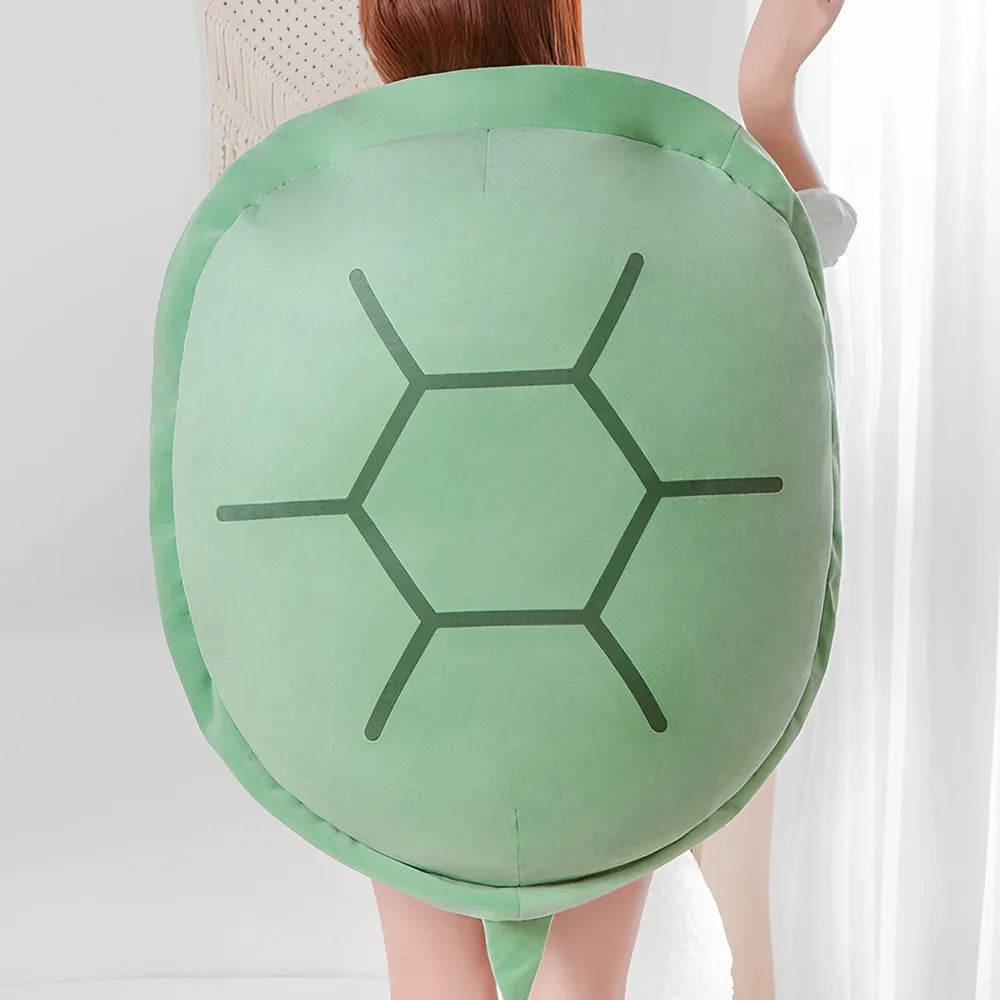 Wearable Turtle Shell Pillows Soft Stuffed Costume Toy 39.4 inch Plush Gift