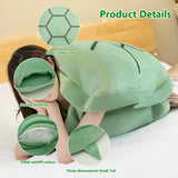 Wearable Turtle Shell Pillows Soft Stuffed Costume Toy 39.4 inch Plush Gift