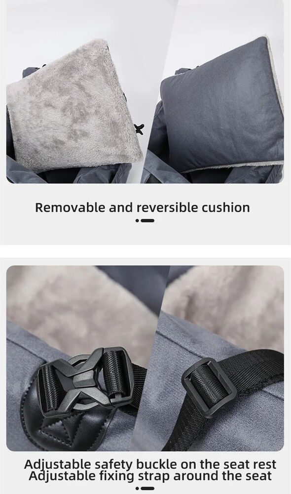 Waterproof Dog Travel Booster Seat for Small to Medium Dogs