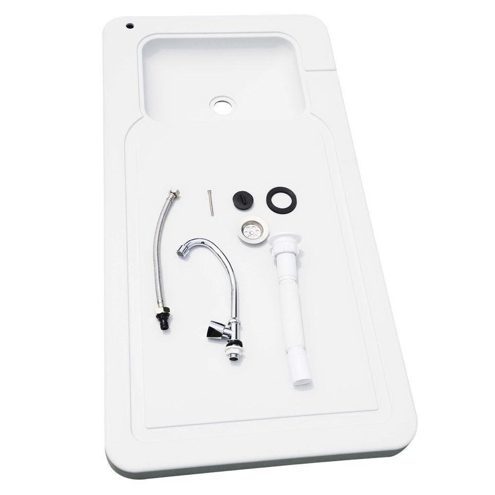 Durable Portable Outdoor Camping Table with Sink and Faucet