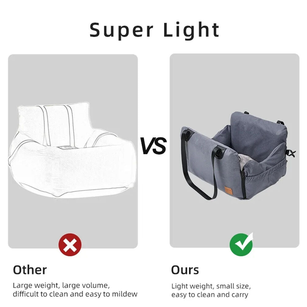 Waterproof Dog Travel Booster Seat for Small to Medium Dogs