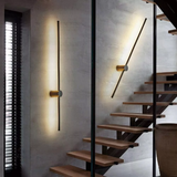 LED Outdoor Wall Light Fixture - Waterproof Luminous Line Design for Patios, Gardens & Walkways