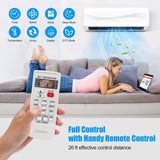 9000 BTU 17 SEER2 Mini Split Air Conditioner & Heater Ductless Inverter System, 208-230V Wall-Mounted AC Unit with Heat Pump