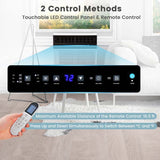 12000 BTU Ultra Quiet Window Air Conditioner U-Shaped Window AC Units Over the Sill AC Units with Energy Saver Modes