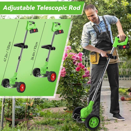 Powerful Electric Battery Operated Cordless Weed Eater / Grass Trimmer