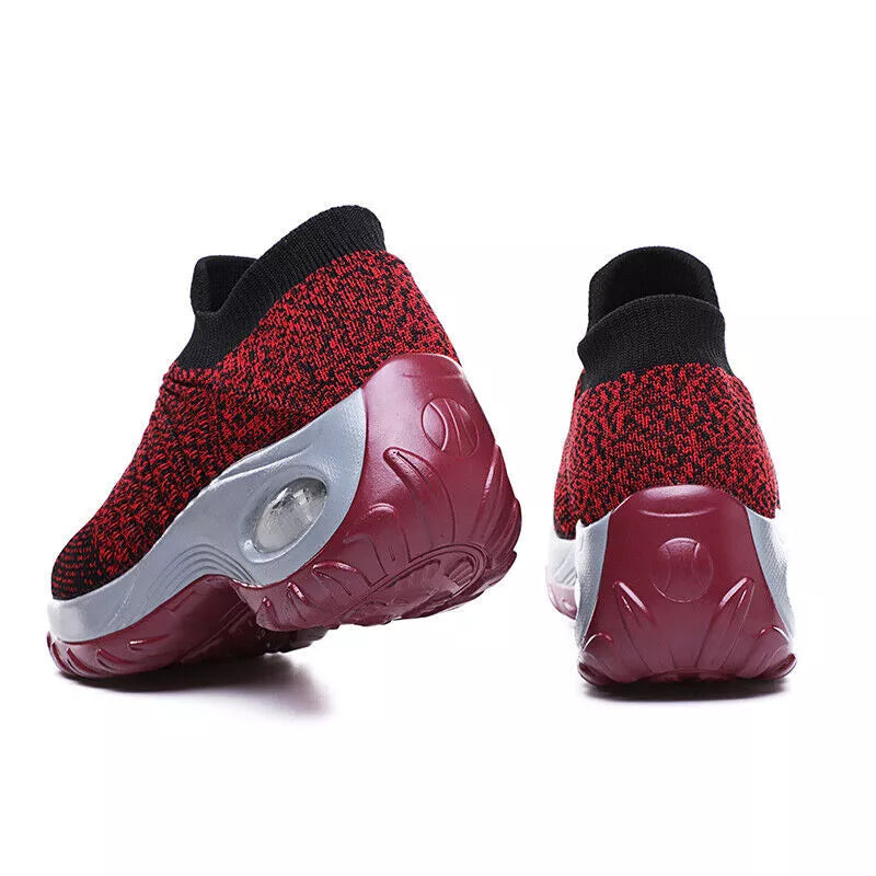 Women's Slip-On Orthopedic Trainers | Air Cushion Comfort, Breathable Mesh & Non-Slip Sole for Everyday Wear and Active Lifestyle