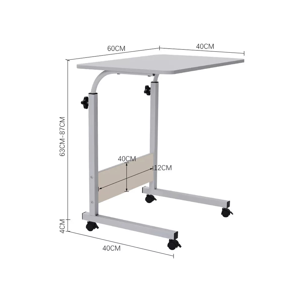 Adjustable Laptop Desk | Multi-Purpose, Height-Adjustable & Mobile for Home Office, Bedside or Sofa Use