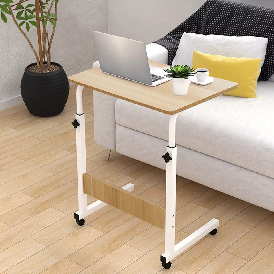 Adjustable Laptop Desk | Multi-Purpose, Height-Adjustable & Mobile for Home Office, Bedside or Sofa Use