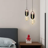 Glass Pendant Light Fixture with Candied Finish for Kitchen Island & Dining Room Lighting