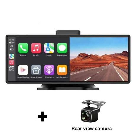 10.25” Wireless CarPlay & Android Auto Display | Ultra-Wide HD Screen for Easy Navigation & Hands-Free Calls in Your Car