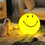 LED Rechargeable Smiley Night Light | Cute Glow Buddy for Kids' Bedroom & Nursery Decor