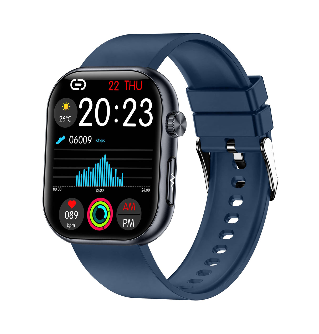 PH587 Blood Sugar Monitoring Smart Watch With Blood Pressure ECG/EKG Heart Rate Health Fitness Tracker 2025