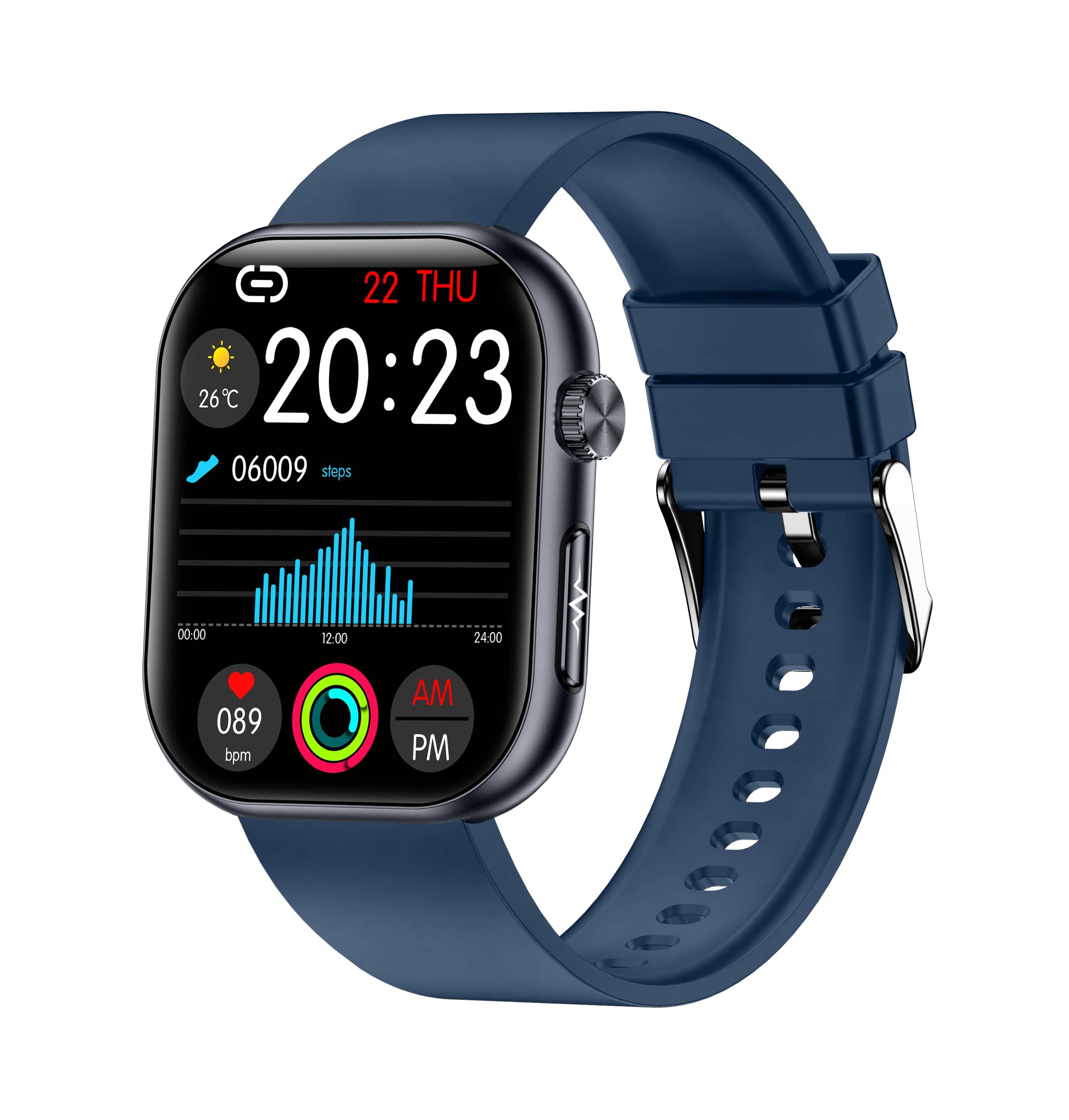 PH587 Blood Sugar Monitoring Smart Watch With Blood Pressure ECG/EKG Heart Rate Health Fitness Tracker 2025