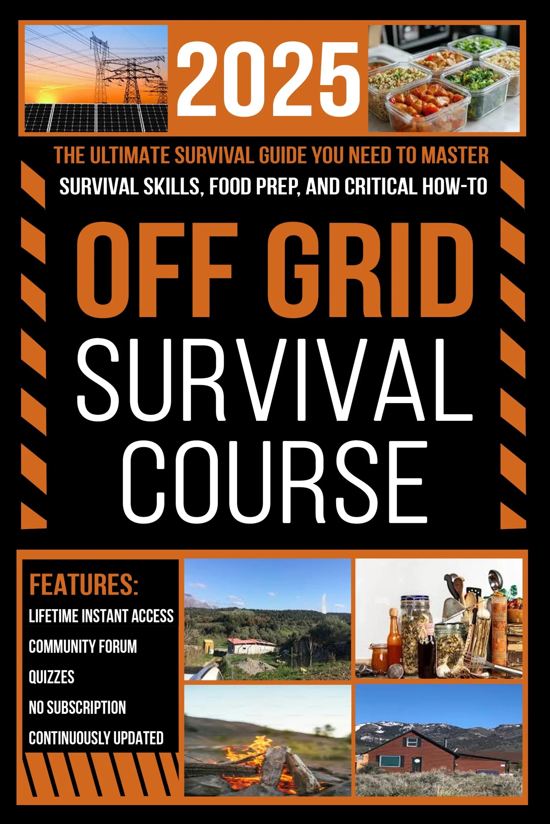 Merchpublic Emergency Weather Radio + FREE Off Grid Survival Course ($97 Value)