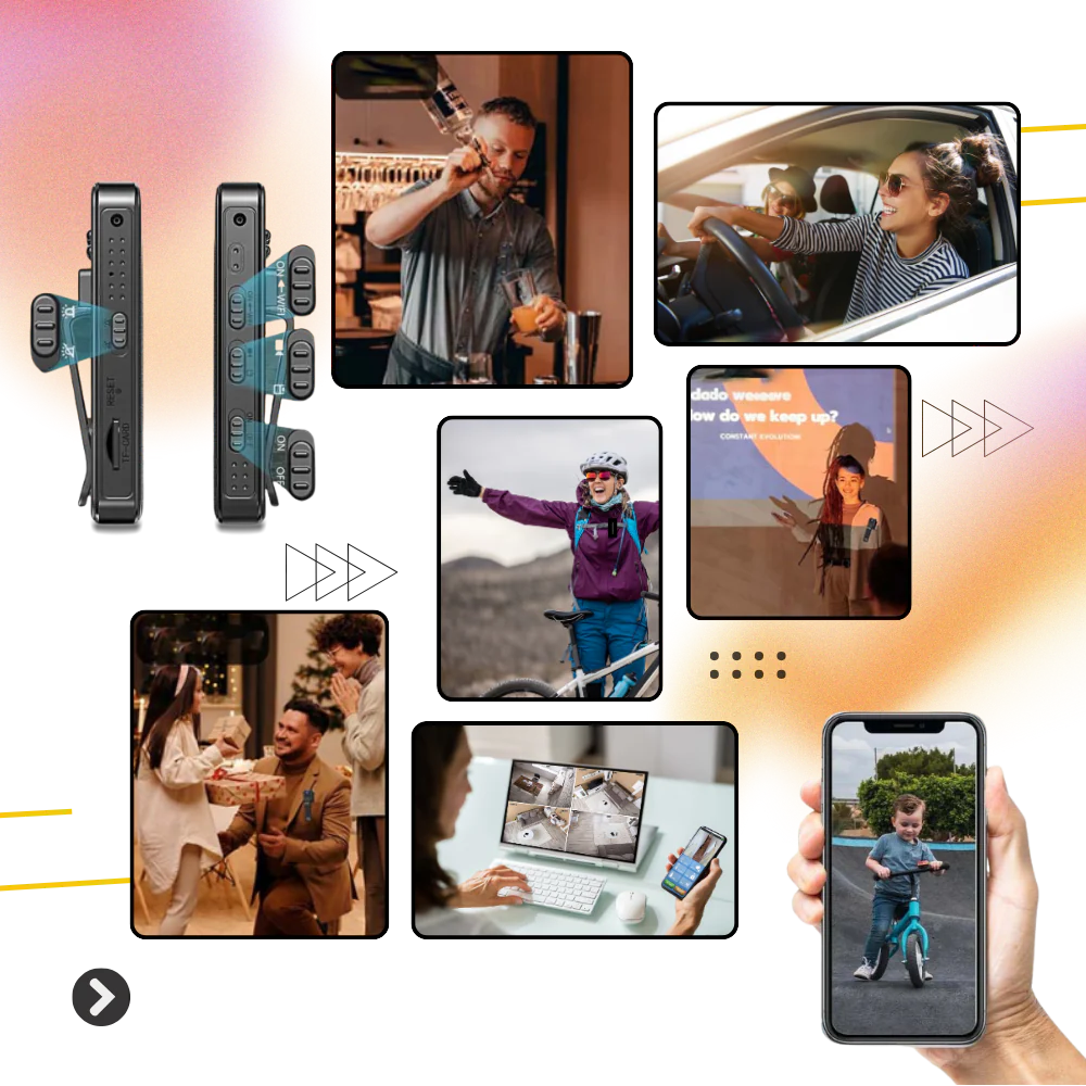 Merchpublic Tactical Body Camera