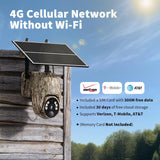 TrailBlazer 4G LTE Cellular Trail Security Camera - Solar, 360° Pan Tilt, 2K Night Vision, Motion Activated