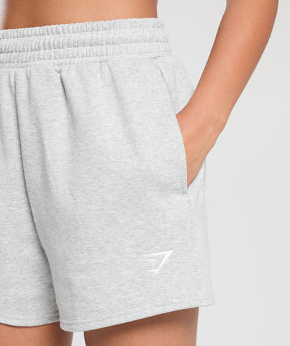 Training Fleece Shorts - Light Gray