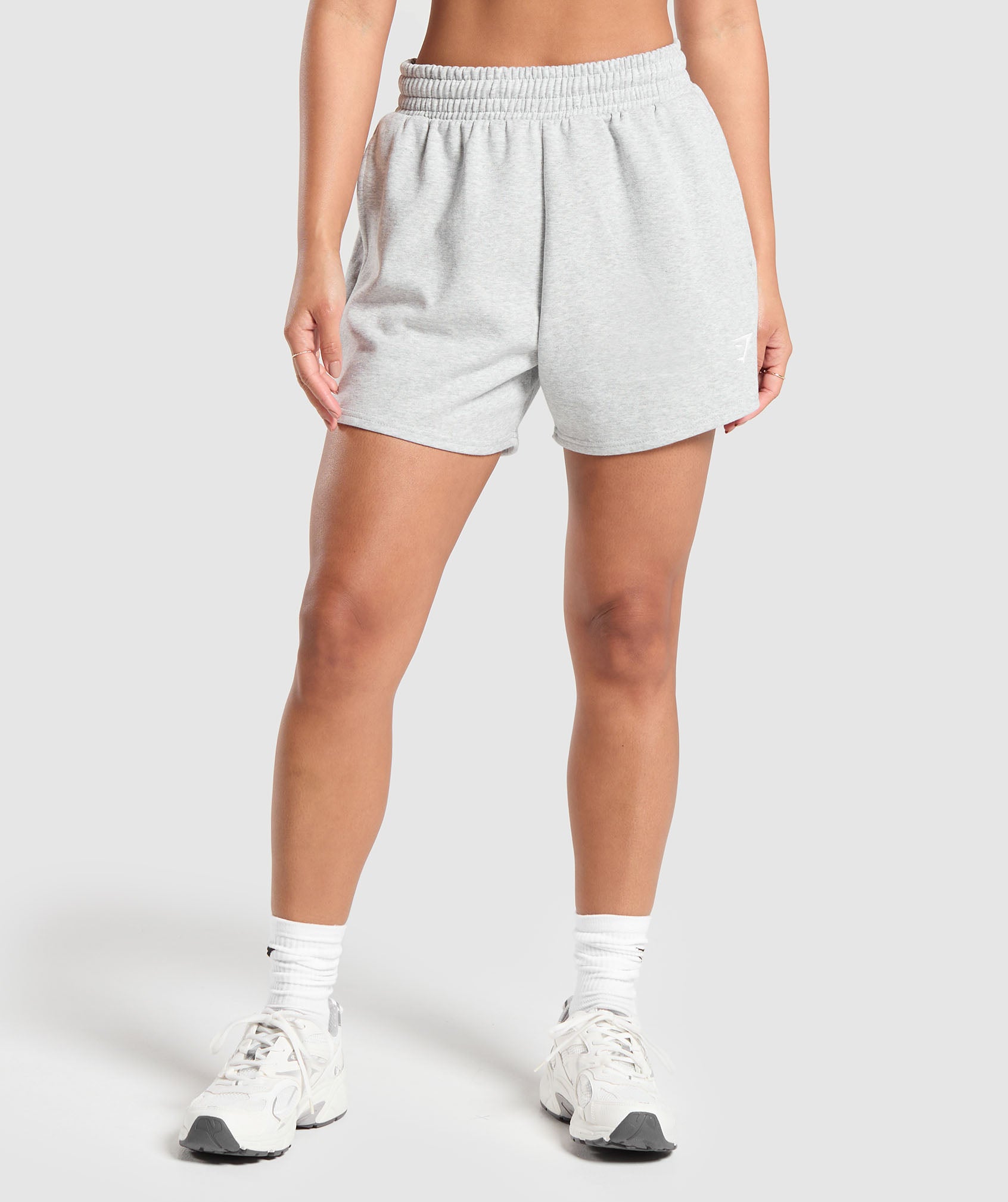 Training Fleece Shorts - Light Gray