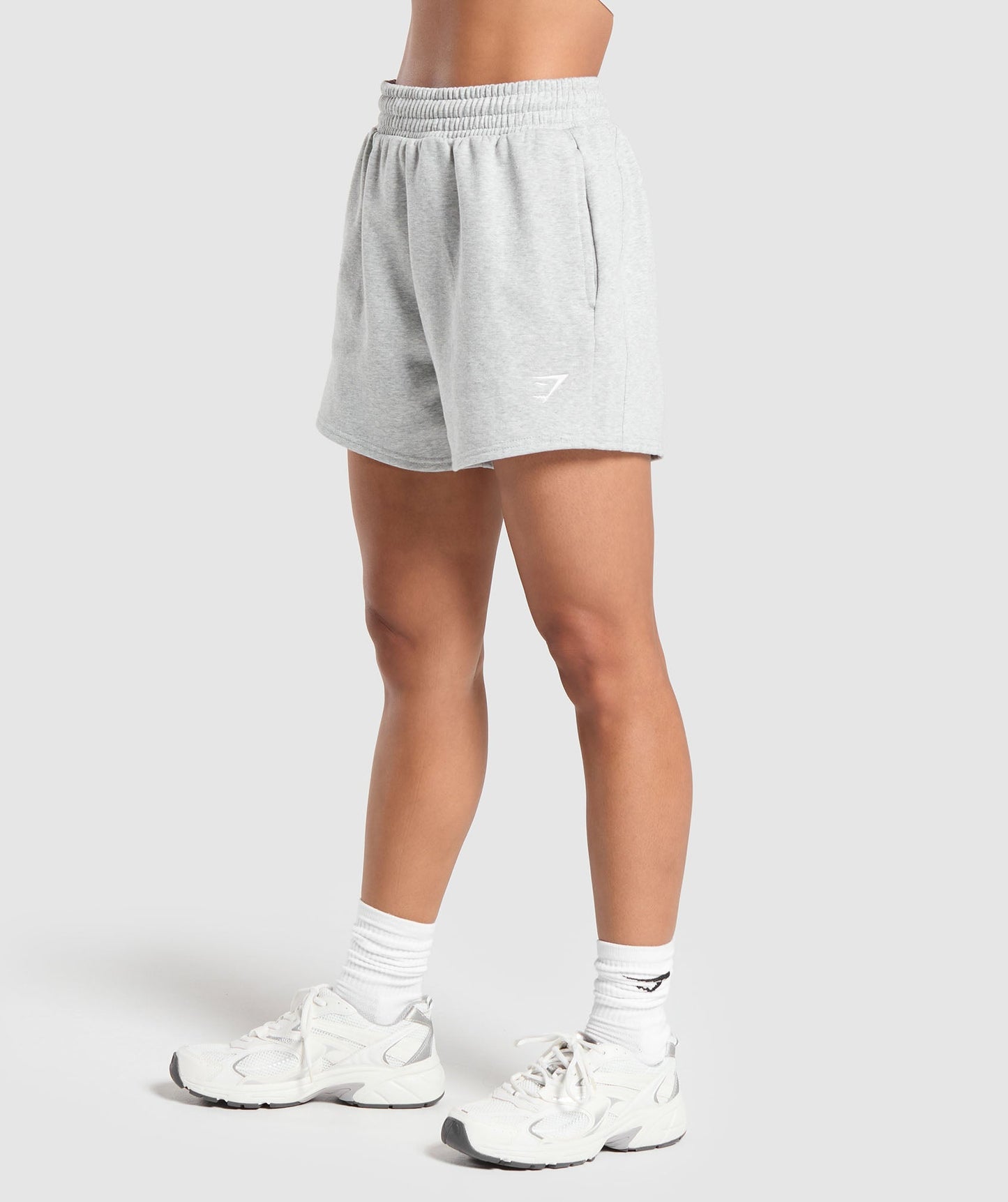 Training Fleece Shorts - Light Gray