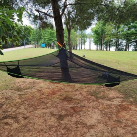 Triangle Mesh Camping Hammock | Spacious, Durable & Supports Up to 660 lbs for Outdoor Adventures