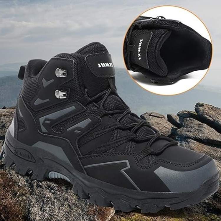 Orthopedic Hiking Shoes | High-Ankle Support, Anti-Slip Sole & Durable for All Terrains