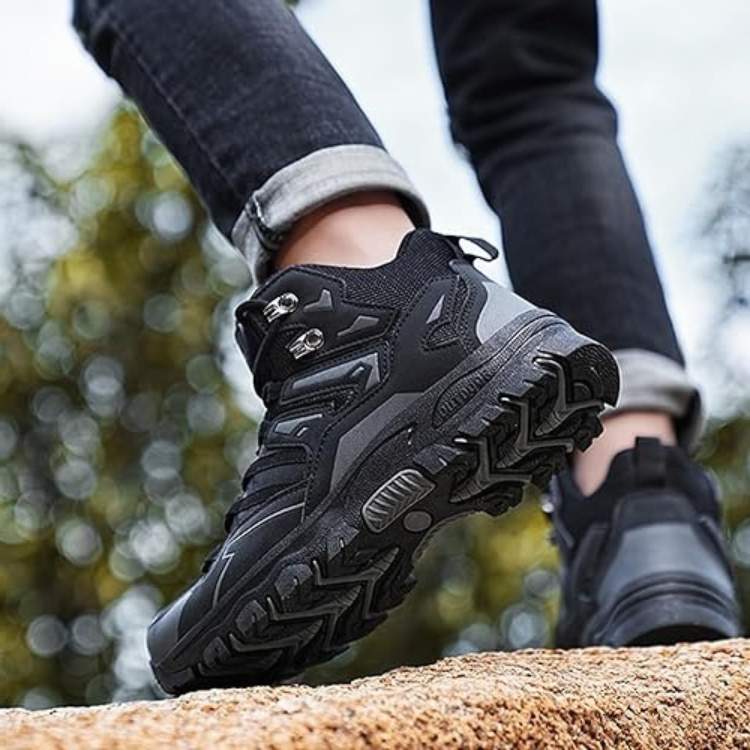 Orthopedic Hiking Shoes | High-Ankle Support, Anti-Slip Sole & Durable for All Terrains