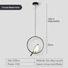 Circle Pendant Lamp with Bird Motifs – Modern Lighting Fixture for Home Decor & Unique Ceiling Design