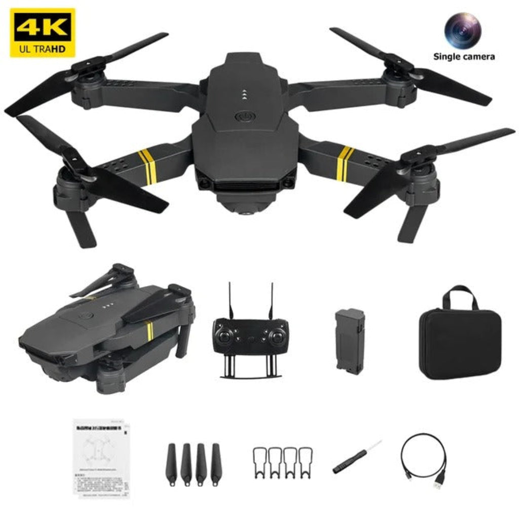 High-Performance Black Bird 4K Drone with Camera | Lightweight & Foldable for Ultimate Portability and Quality