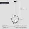 Circle Pendant Lamp with Bird Motifs – Modern Lighting Fixture for Home Decor & Unique Ceiling Design