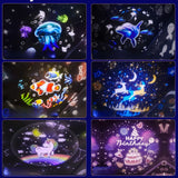 Ocean Kids Projector Light – Starry Projection Lamp with 360° Rotation, Night-Time Projector for Children's Room, Ideal Gift for Autism & Sensory Needs