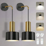 Wireless Rechargeable Wall Lamp | Remote Control, Adjustable Brightness & Color Temperature for Bedrooms and Foyers
