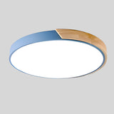 Scandinavian Circular LED Ceiling Light | Soft Illumination, Minimalist Design & Ideal for Bedrooms and Work Areas