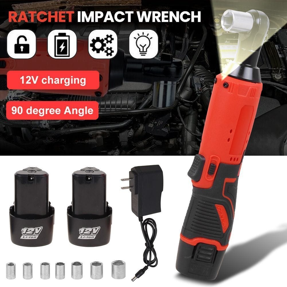 Cordless Ratchet - #2024 Upgraded Power Ratchet [2 Battery Pack Free]